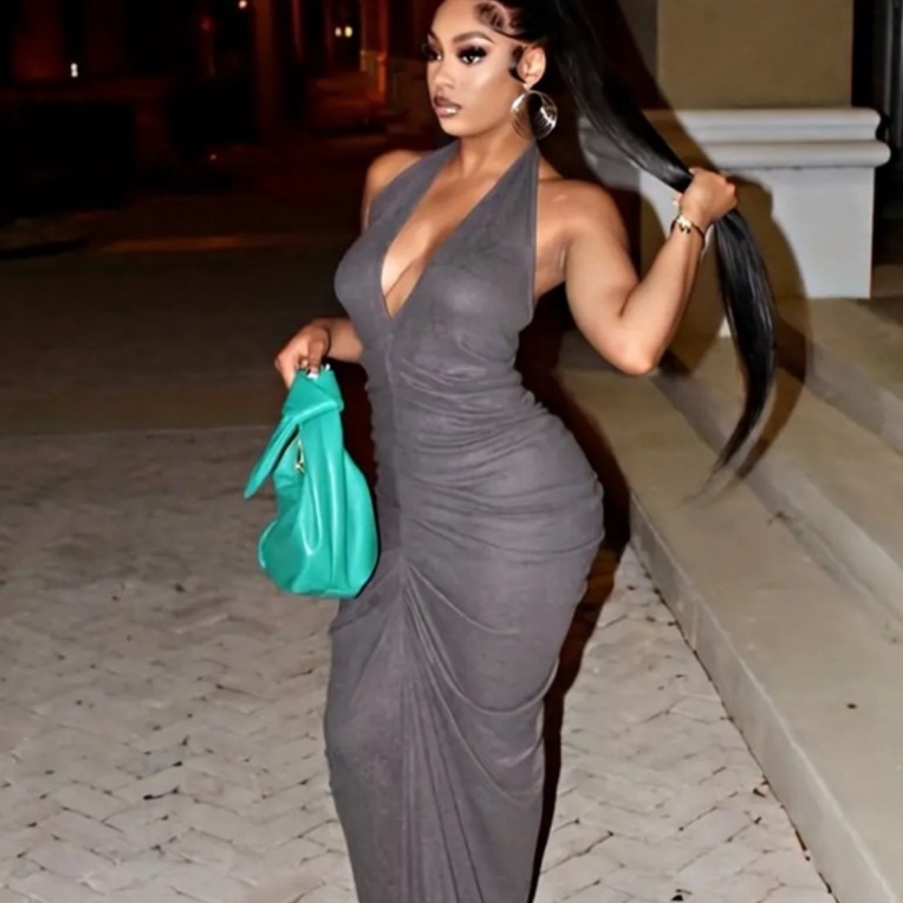 Long dress pretty warm